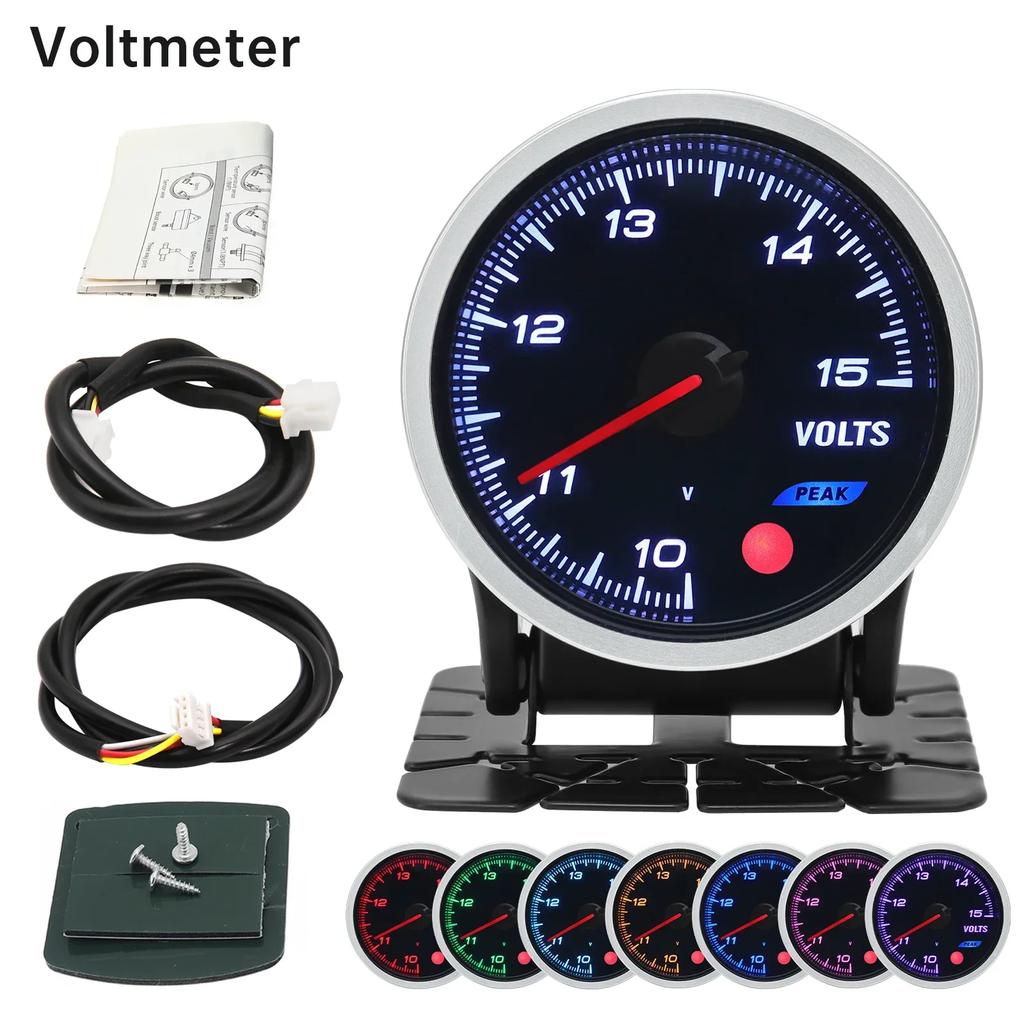 100% Car Accessories Auto Gauge 8 Color Voltmeter Oil Pressure Water Oil Temp EGT Exhaust Temp Turbo Boost Fuel Press Tachometer