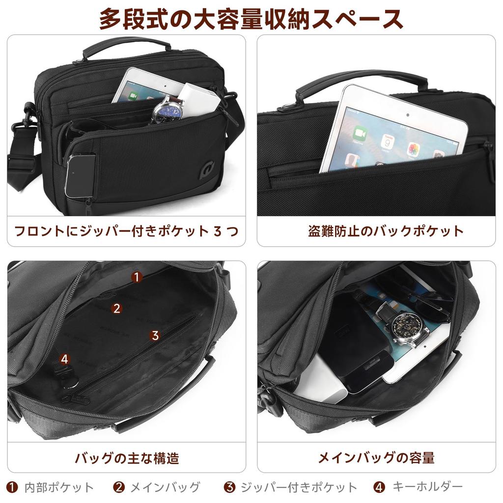 Shoulder Bag for Messenger Body Shoulder Large Business Popular [iBUTSARU] Men, Bag, Bag, One-Shoulder Bag, Bag, Handbag, Capacity, Crossbody,