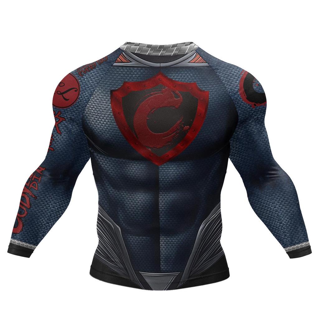 Pánské rychleschnoucí běžecké tričko s dlouhým rukávem - Prodyšné, přiléhavé