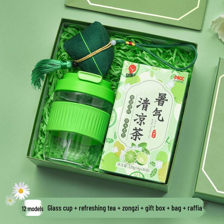 Custom Logo Dragon Boat Festival Gift Box: Premium Zongzi for Corporate Clients