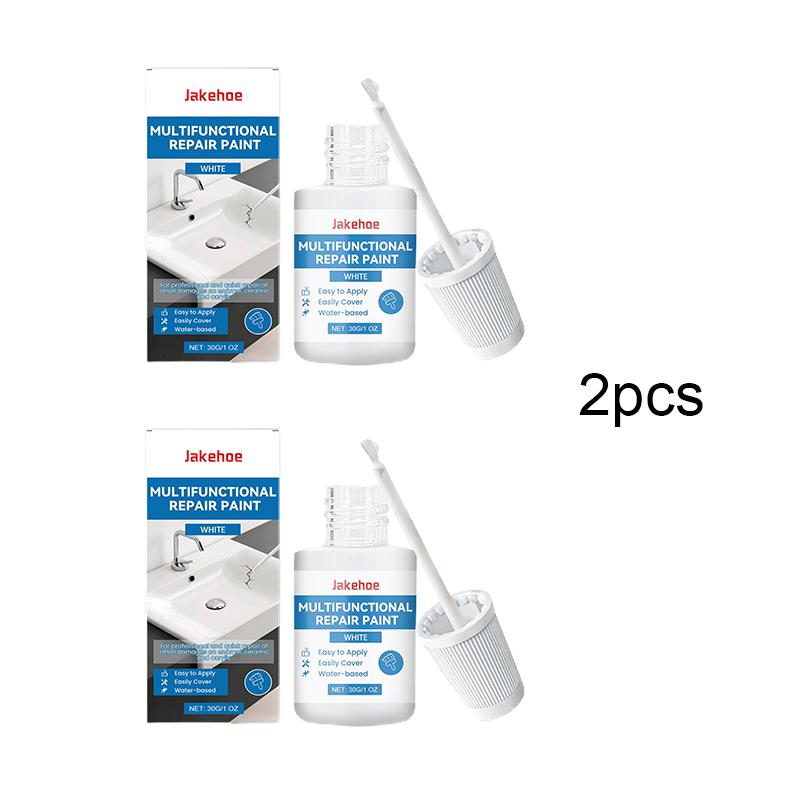 JAKEHOE Multifunktionale Reparaturfarbe Wasserdicht Badezimmerrenovierung Abdecken von Kratzern Mängeln Reparatur Wände Multifunktionale Farbe
