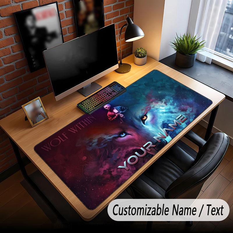 Custom Name Extended Mouse Pad,Kontra K Gaming Desk Mat For Home Office Desktop Decor