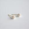Fashion Small Pearl Balls Unusual Stud Earrings Cute Girl Round Silver Needle Earrings for Women Wendding 2022