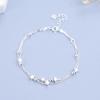 Korea New Fashion Letter Star Pendant Bracelet Woman Simple Vintage Stainless Steel Bracelet Luxury Original Jewelry Accessories
