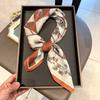 Double-sided Imitation Silk Wool Scarf Silk Scarf Women's New Neck Scarf Shirt Small Square Scarf Scarf Mother Gift
