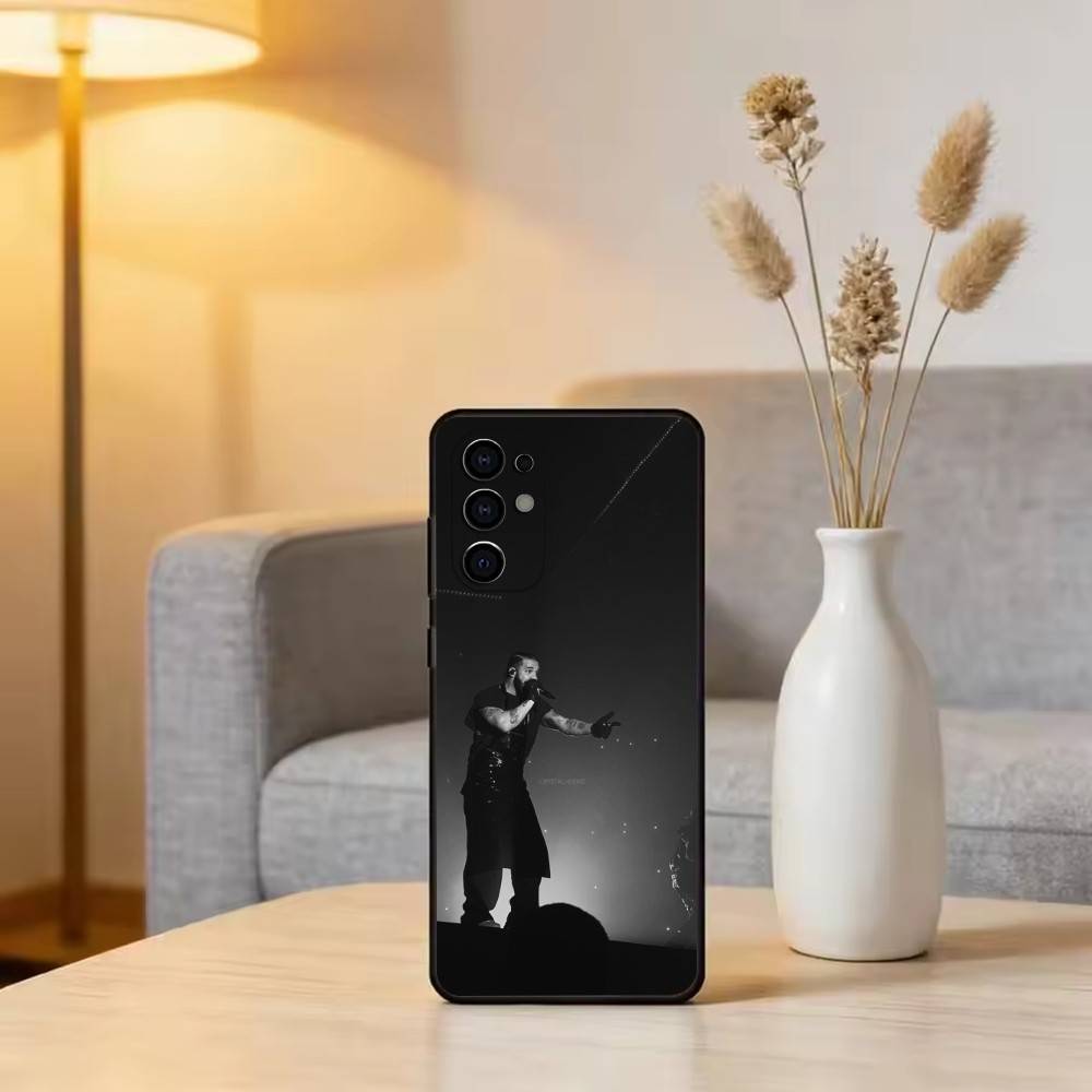 D-Drake S-Style Views Phone Case Black Silicone Soft For Samsung S25,S24,S21,S22,S23,S30,Ultra,S20,Plus,Fe,Lite