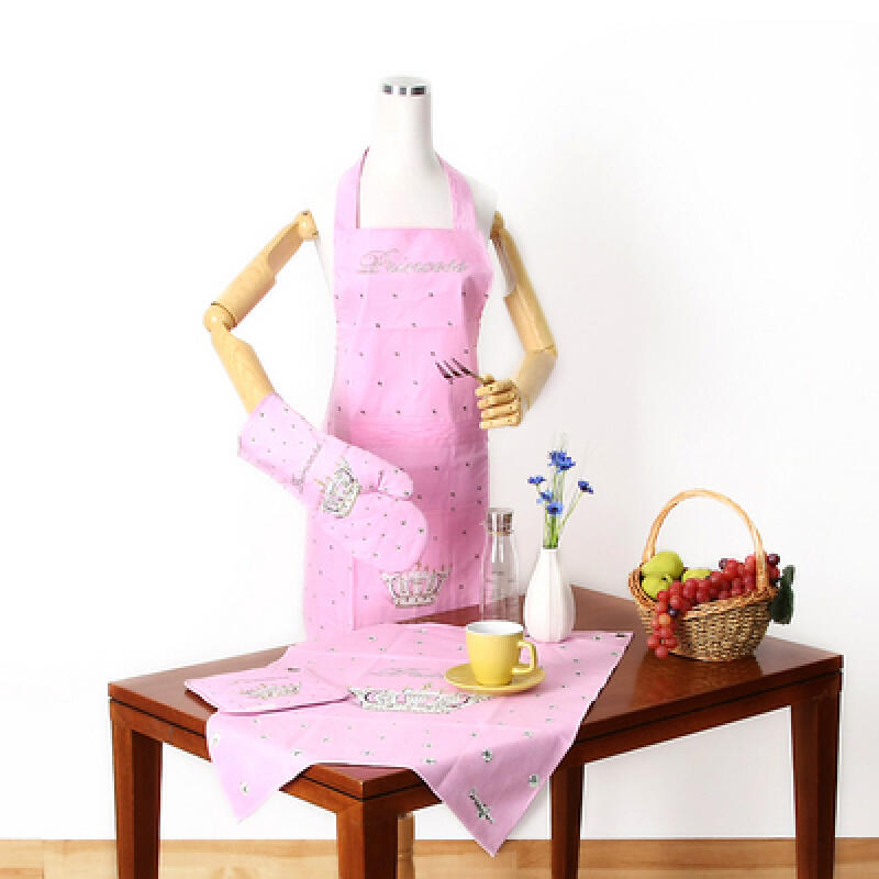 PRINCESS SET (APRON + OVEN GLOVE)
