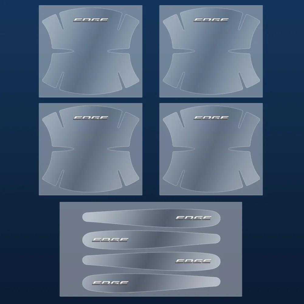 New 2026 Car Sticker 8pcs Transparent Car Door Handle Protector Film Sticker Anti Scratch Decal For Ford Fiesta Mondeo Fusion Ex