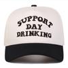 Women Support Day Drinking Embroidery Baseball Caps Spring Autumn Outdoor Use Adjustable Casual Hats Sunscreen Hat Sportss Cap For Men And
