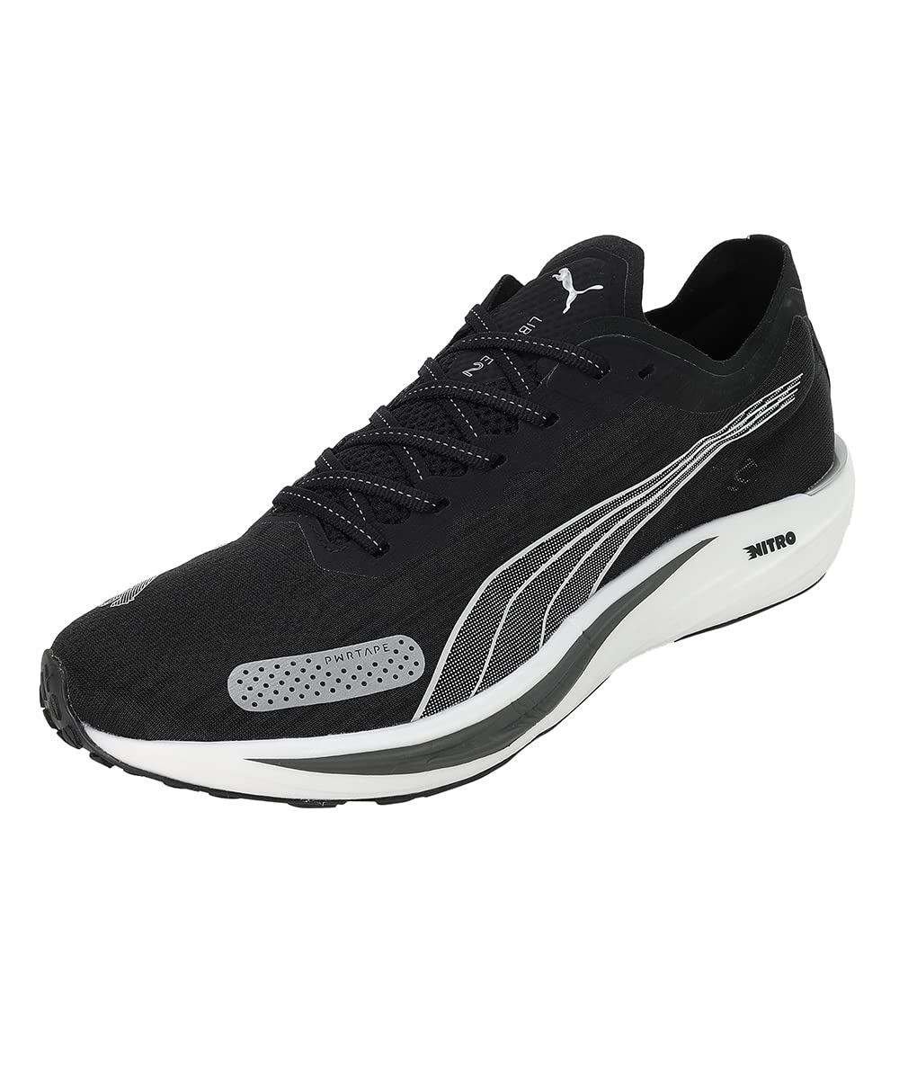 Puma Liberate Nitro 2 Running Size Men s Shoes, Black/Silver, 25.0cm