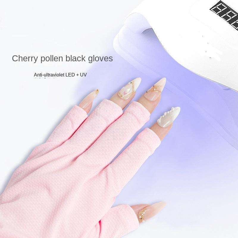 Nail Art Glove UV Protection Glove Anti UV Radiation Protection Gloves Protecter For Nail Art Gel UV LED Lamp Tool