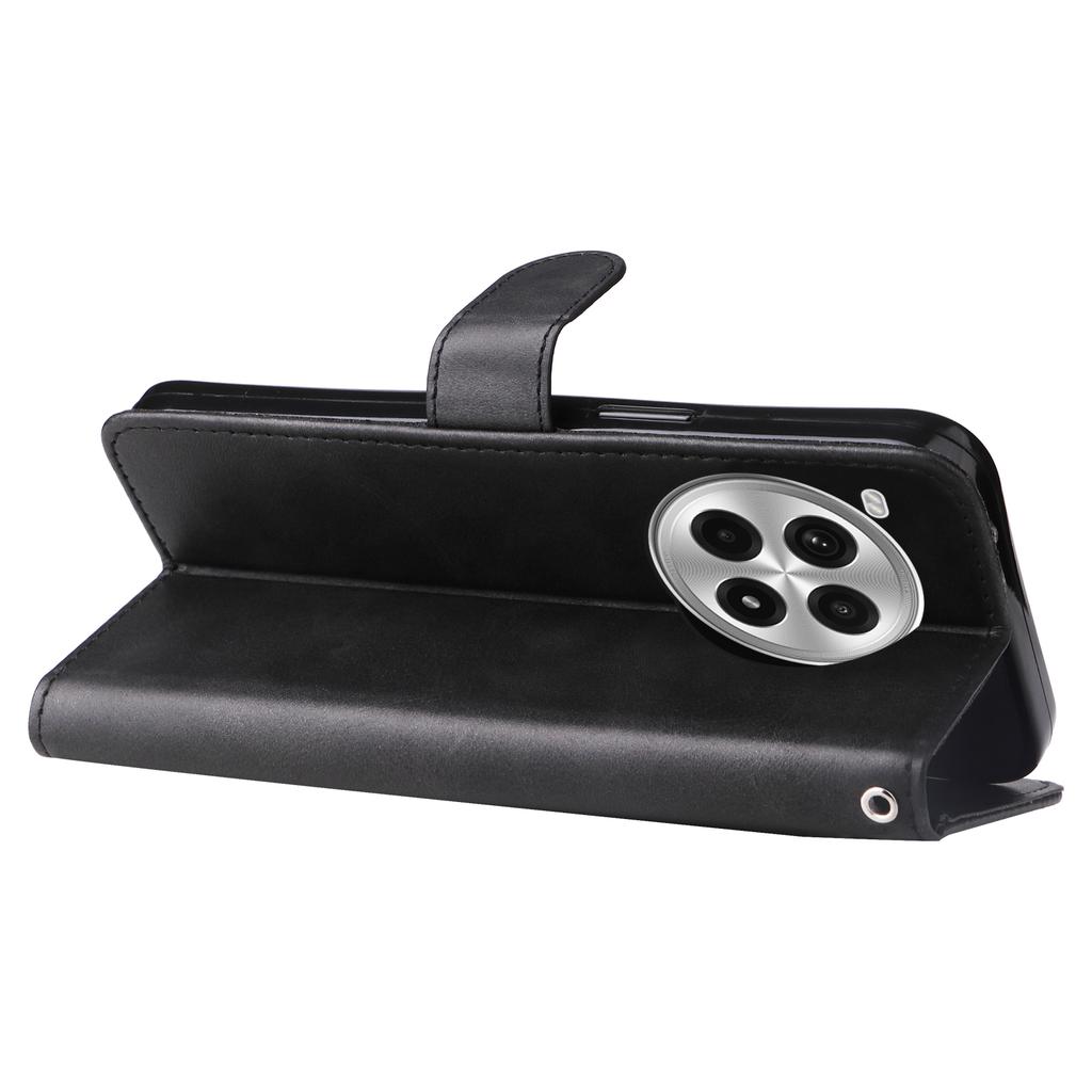 For OnePlus Ace 3 Pro 5G Case Zipper Wallet Calf Texture PU Leather Phone Cover