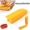 Sausage Slicer Tool PP+Stainless steel Multifunctional Hot Dog Slicer Sausage Cutter Vegetable Strawberry Slice Kitchen Tools