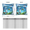 Frutiger Aero Square Pillowcases Polyester Home  Cushion Case Funny Home Decoration Pillowcase 45*45