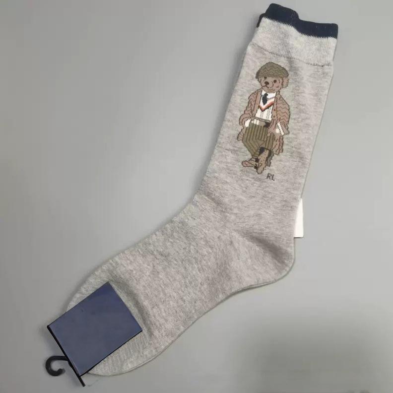 Autumn/Winter Bear Pattern Mid-Calf Women's Trendy Casual Socks