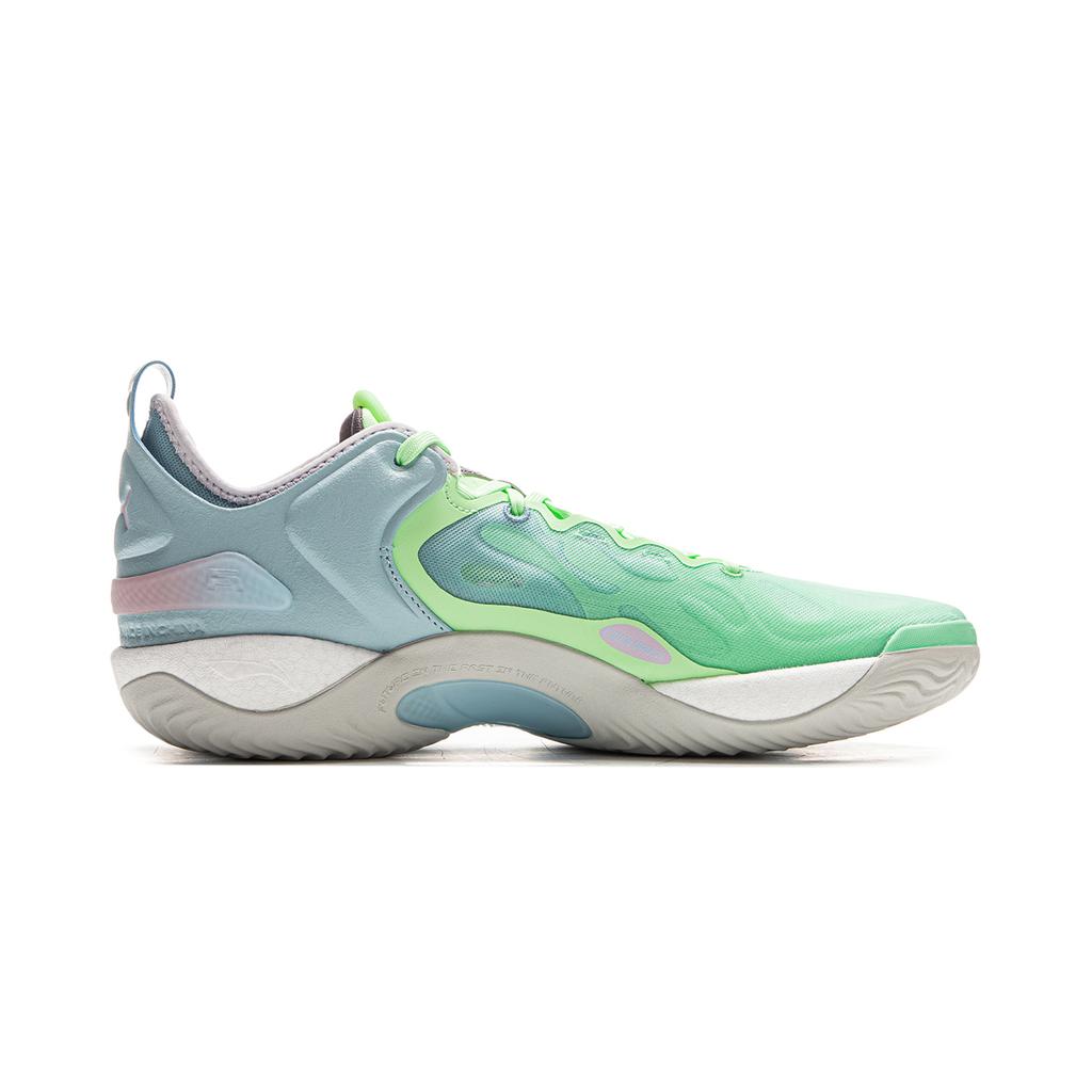 Li Ning Yushuai 19V2 Basketball Shoes Men's Low Top Turquoise ABAV049-3