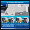 Sound Module,16 MB Push Button Control Activated Vioce Chips, MP3 Music Sound Module for Crafts, Christmas,New Year Greeting Presents Cards Box with