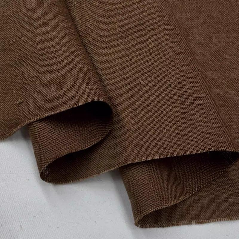 Tissu Pur Lin Lin Lavé Confortable Respirant Tissu Printemps Été DIY Robe Pantalon Large Veste Légère Vêtement