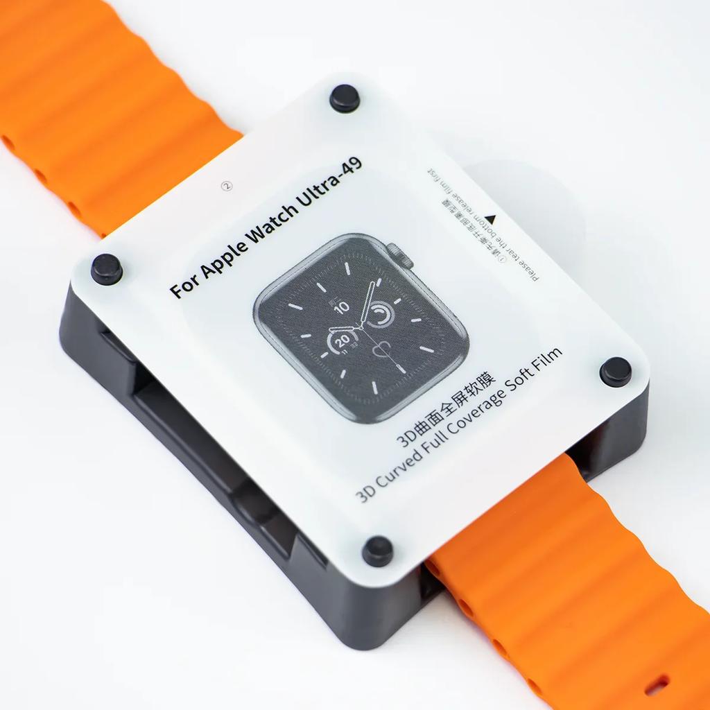 Einfach zu installierender Displayschutz für Apple Series 10 46mm 42mm / Watch Ultra 49mm / 9 8 7 6 5 4 3 SE 45mm 41mm 44mm 40mm Film