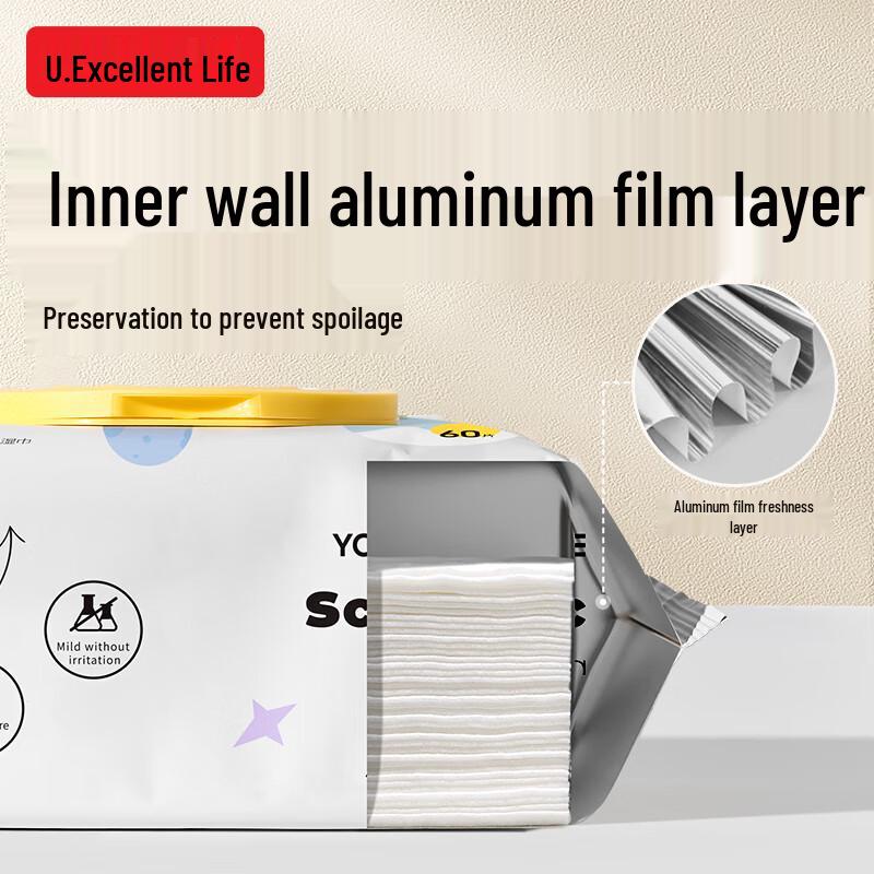 Extra Thick Baby Hand & Mouth Wipes - 5 Large Packs