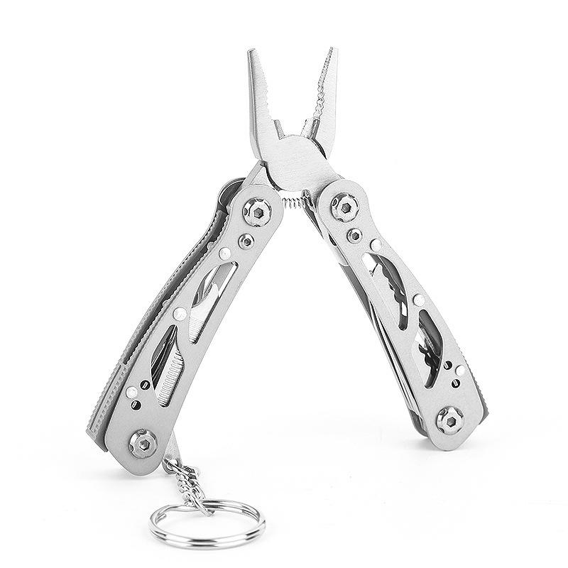 Mini Multitool Outdoor Small Pliers,Pocket Multitool Pliers with Knife,Smart Plier,Bottle Opener,Double-sided Polishing Multools