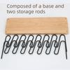 Compact Hat Organizer Space Saving Hat Display Rack Storage Tool Wooden Hat Rack  Wardrobe
