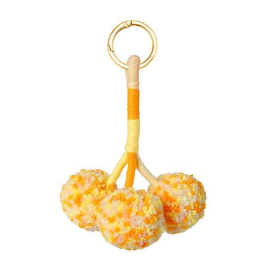 Bag Pendant Small Plush Ball Decor Keychain Soft Velvet Fluffy Ball Tote Suitcase Key Holder with Braided Rope Backpack Ornament