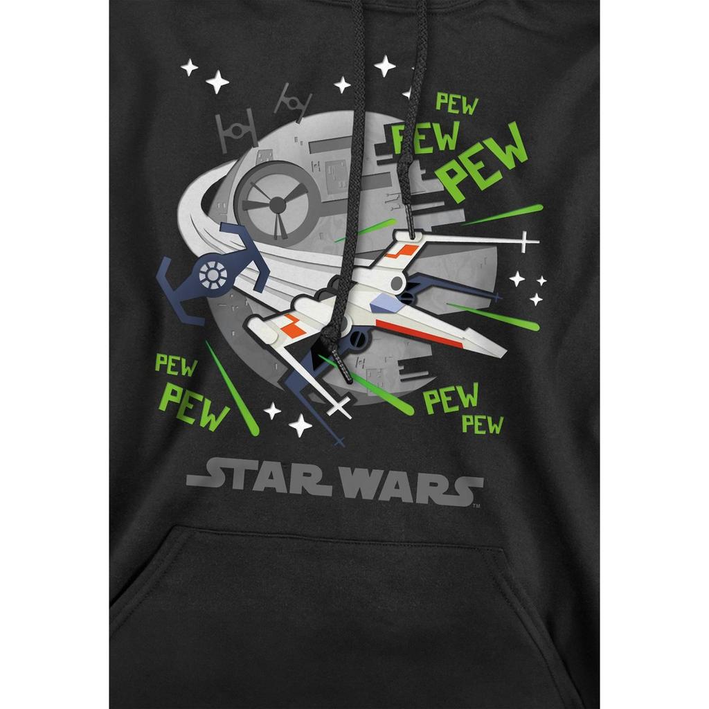 Star Wars Mens Pew Pew X-Wing Hoodie