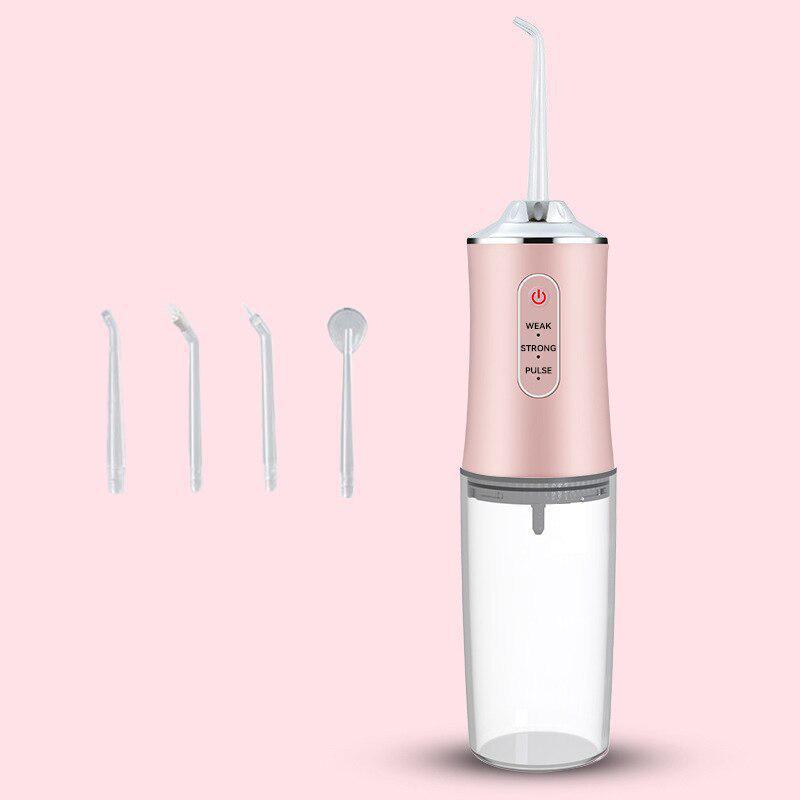 Portable Electric Teeth Cleaning and Water Flosser Device for Home Use