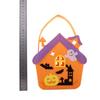 DIY Material Trick Or Treat For Kids Halloween Bag Gift Basket Storage Bucket Halloween Candy Bag
