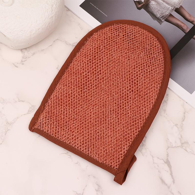 

Women Men Bath Gloves SPA Exfoliating Shower Brush Body Cleaning Scrub Mitt Rub Dead Skin Gloves Shower Towel Foam Body Massage кофейный