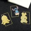 Cute Stitch Bookmark for Book Lover Gifts Disney Fans Kawaii Stitch Book Page Paper Clip Mark for Friends Kids Reading Supplies