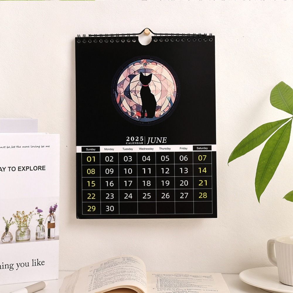 Dark Forest 2025 Wall Lunar Calendars INS Calendar Planner  Student Gift