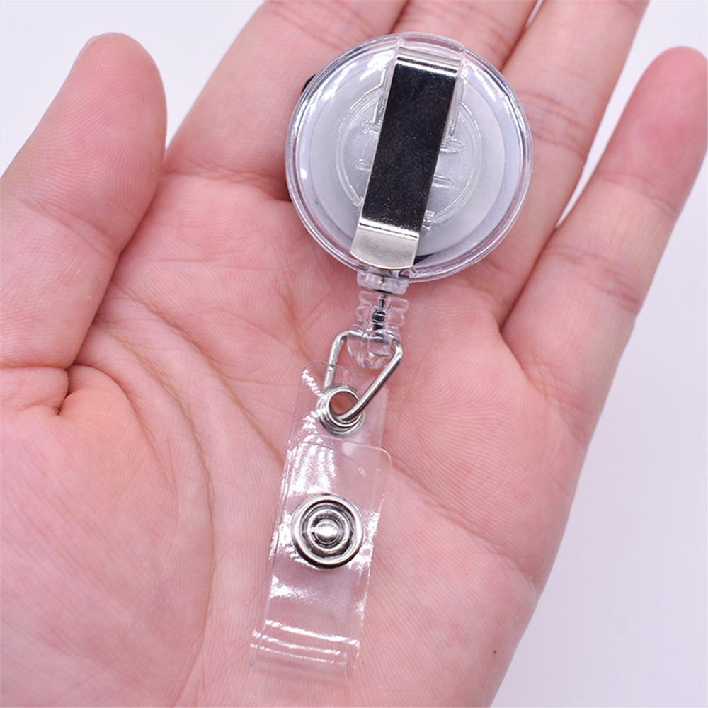 ID Card Name Card Holder Badge Holder Clip Retractable Badge Key Chain ID Badge Holder Nurse Doctor