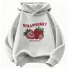 Sudadera con capucha divertida de fresa Y2k años 90 Niños Sudadera con capucha infantil para niños y niñas Otoño Primavera Sudaderas con capucha casuales