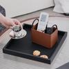Dual-Color Multifunctional Desk Organizer: Pen Holder, Makeup Brush, Remote Stand
