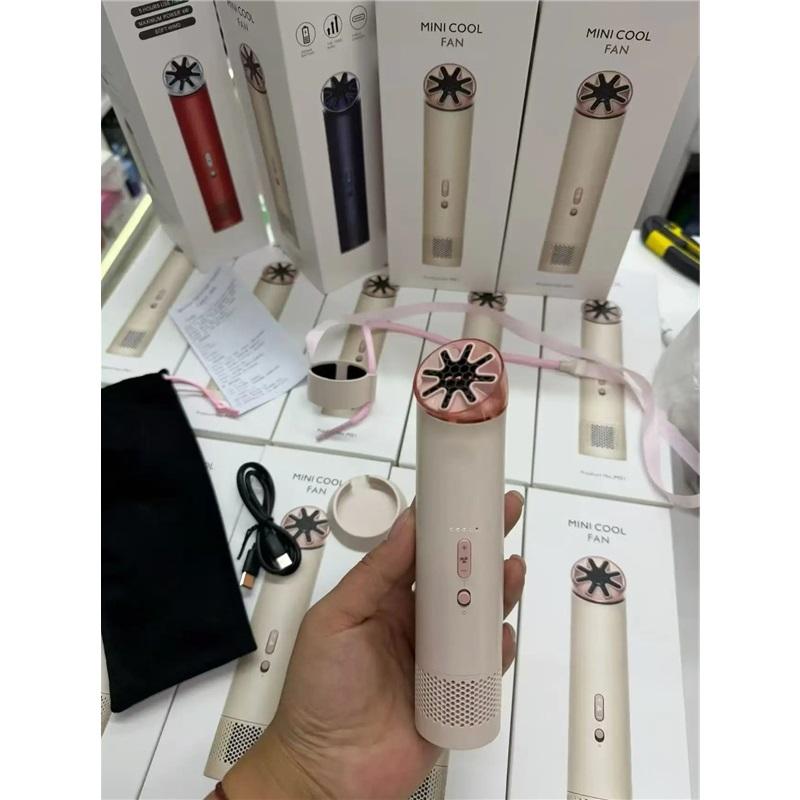 Latest MiniCool Fan USB C Charging Powerful Wind Portable Handheld And Neck Hung Dual Use