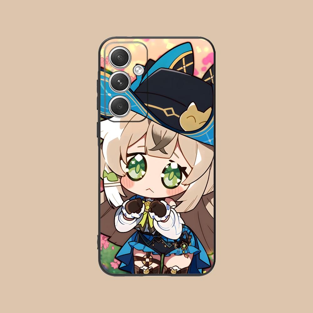 

Game GI Kirara Mobile Phone Case for Samsung Galaxy S26 S25 S24 S23 S22 S21 S20 Note20 Plus FE Ultra Colorful Cover Cover Luxury Galaxy Note20