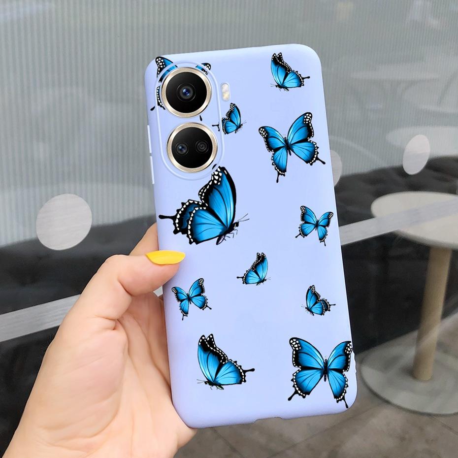 Cute Silicone Case For Huawei Nova 10 SE 2022 Fashion Girl Flower Phone Case For Huawei Nova 10 Pro Nova10 10Pro Soft Back Cover