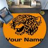 Custom Name,Hull City A.F.C pattern round rug,Carpet Rug for Living Room Bedroom Playroom ,Non-slip Floor Mat,Holiday Gifts and Birthday Gifts.