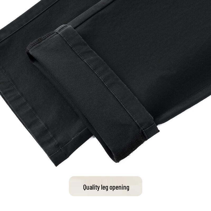 Men's Cotton Blend Straight Fit Casual Pants