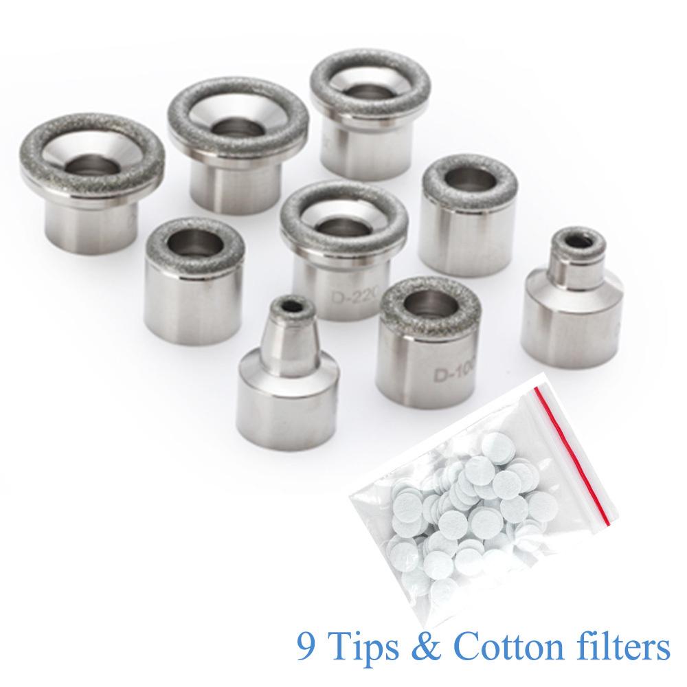 9 Tips 3 Wands Diamond Dermabrasion Accessory Replacement Tips Diamond Wands Filter Skin Microdermabrasion Facial Care Beauty Tools