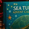 Adventní kalendář s mořskou želvou Kalendář pro odpočítávání Vánoc inspirovaný oceánem 24 roztomilých ozdob mořské želvy Sváteční dárek pro děti sběratele
