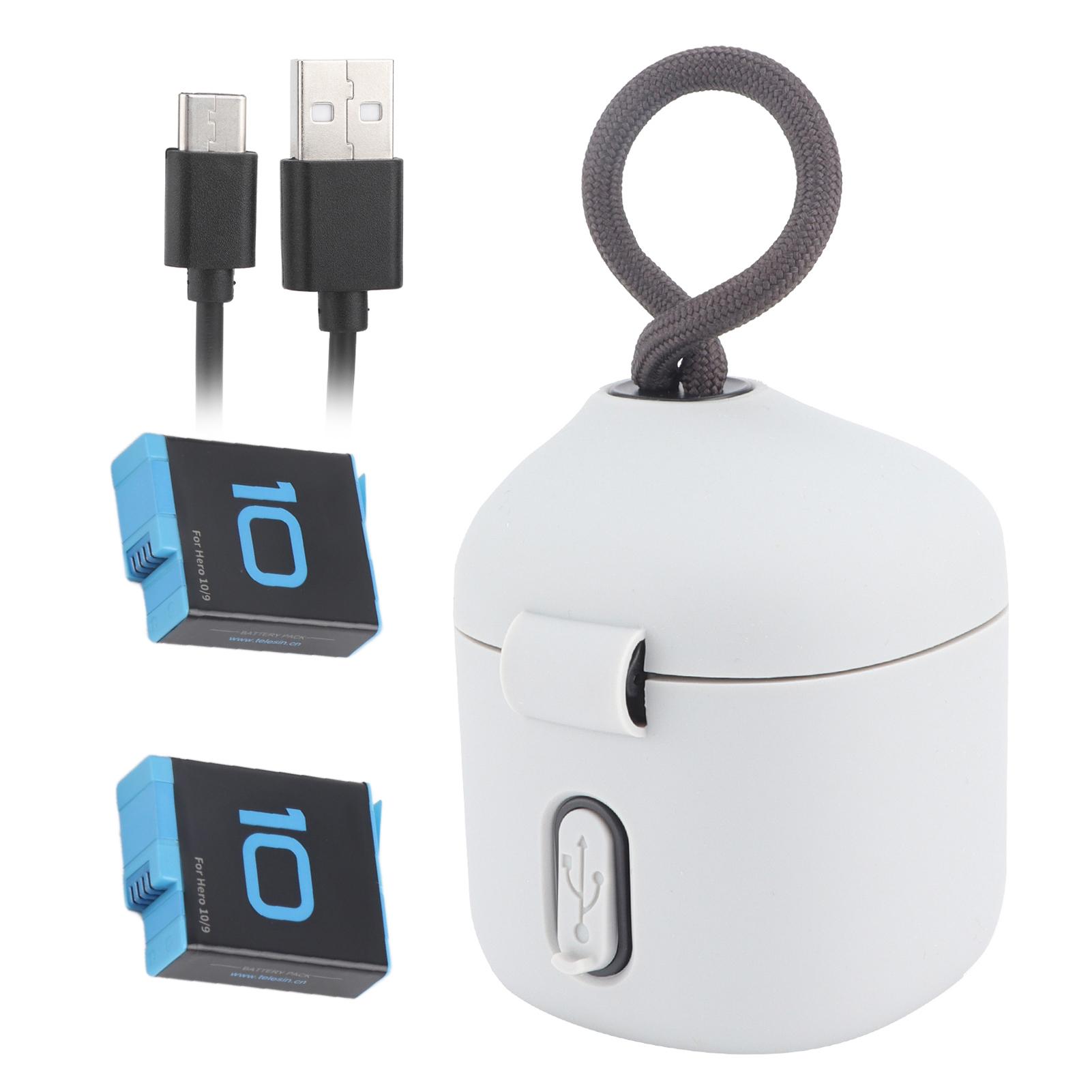 

Многофункциональное зарядное устройство TELESIN для спортивной камеры Hero 910, аккумулятор высокой емкости