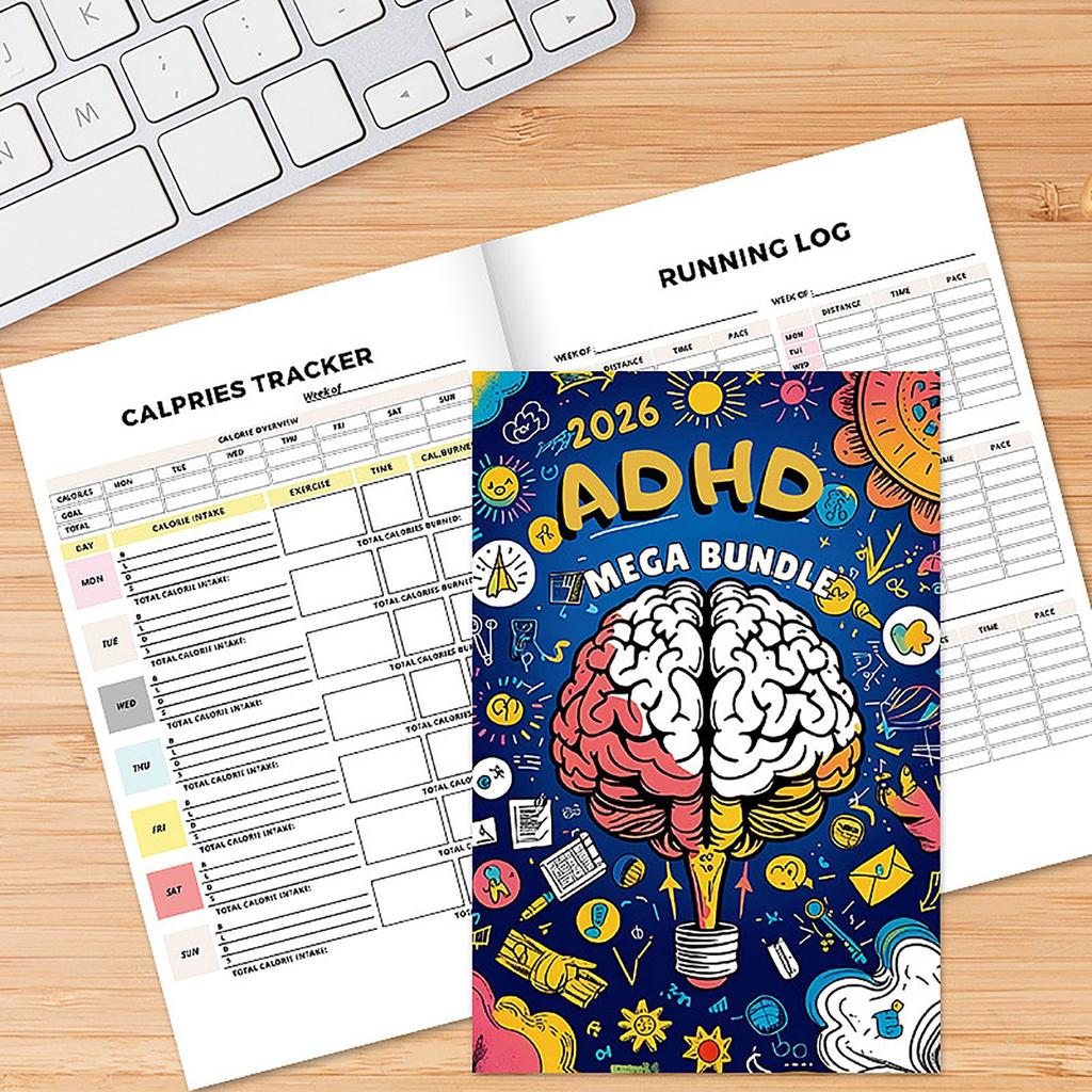 7 I 1 Ultimat Planlegger for Mental Helse – Veiledet Journal for Selvpleie, Sporing, Stresslindring og Emosjonell Velvære