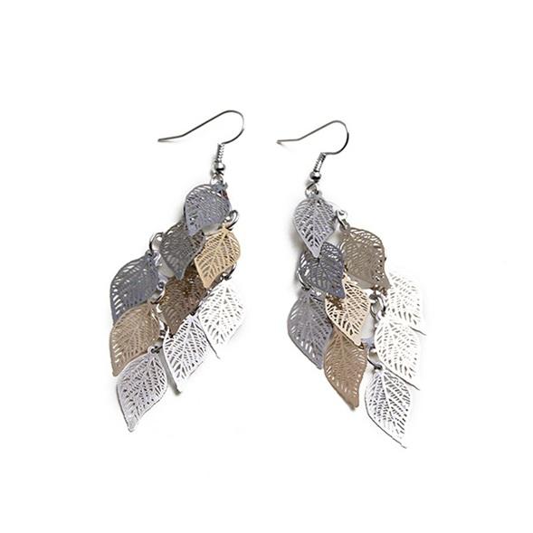 Fashion Women Accessories Earrings Creative Simple Leaf Ornament Jewelry