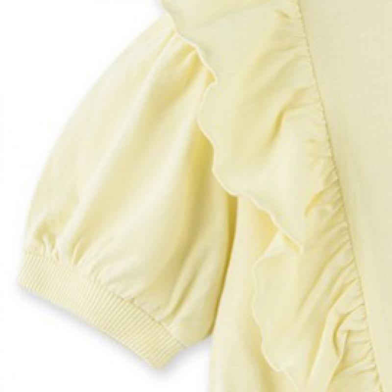 [lilipuri] Picknick-Sweatshirt, Oberteil und Unterteil, Gelb 