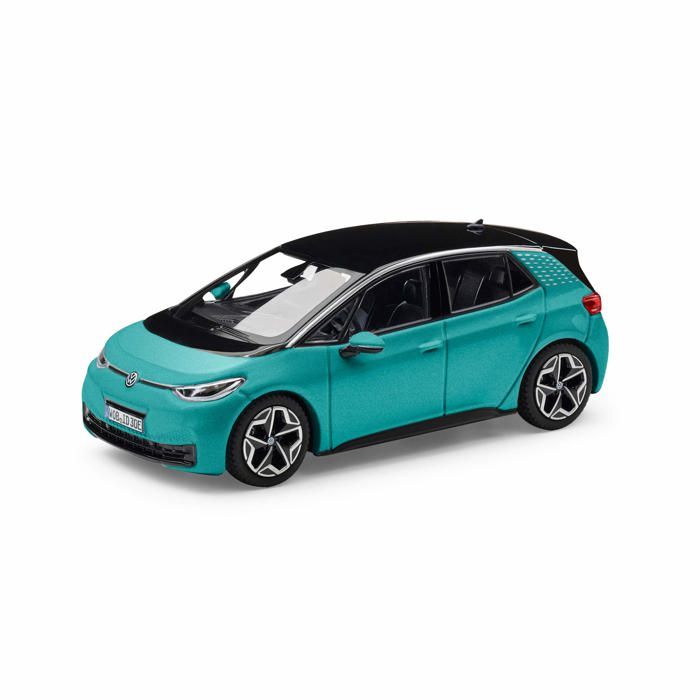 Voiture miniature - volkswagen - id.3 - makena/turquoise métallisé - 1:43 - collection