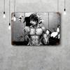 baki hanma Metal Signs wall decor Vintage Tin Signs Captain Metal Poster Decor for Bar Pub Club Wall Decoration