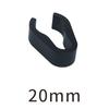 10 Units Plastic Mic Cord Holder Grips Sound Cable Clip Buckle For Arranging 15mm 20mm 25mm Round Tubes